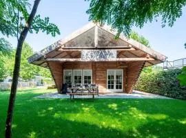 Spacious wooden chalet with covered terrace