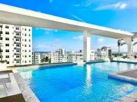 Comfy Apt, Rooftop Lounge, Pool