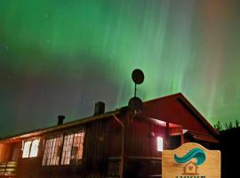 Lykke House Hot Tub, Grill Hut Northern Lights，位于特吕西尔的酒店