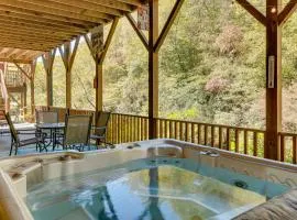 Deck and Sauna Avalon Woods Riverfront Retreat