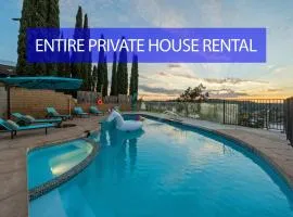 Entire Private Home with 4 Bedrooms 2 Bathrooms, Pool, View, 4 Parking, King Bed, Big Yard, Available Now