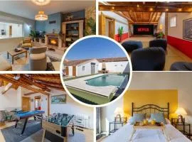 Villa Familiar l Piscina I Cine l Bbq l Sala de Juegos I 6min Segovia I 50min Madrid I 17 px