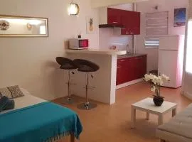 Studio confortable à Les Trois-Îlets, 25 m² avec terrasse
