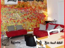 Maison Les Coquelicots - Wifi, Calme, Parking privé