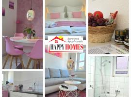 HAPPY HOMES PINK - Dein Design-Apartment mit WOW-Effekt - Netflix - WLAN - Parkplatz，位于Nidda的酒店