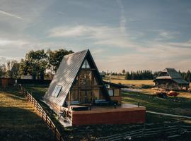 Peak A-Frame Cabin Maguri，位于Măguri的酒店