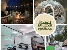 Cozy Poconos Retreat Hot tub, Game room and igloo