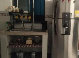 Casa azul en Piedecuesta