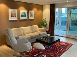 Modern apartment with mountain and sea view