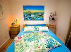 Skylineblick Doppelzimmer