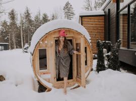 Scenic Bright - Sauna - Fire - 20 min Tremblant，位于La Conception的酒店