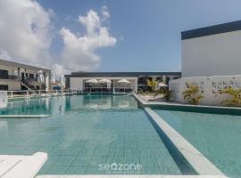 Aptos em condo. com churrasq. e piscina na melhor localiza&ccedil;&atilde;o de Porto Seguro &ndash; DVBs，位于塞古罗港的分契式公寓