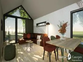 Cozy 6-person lodge by the fishing pond