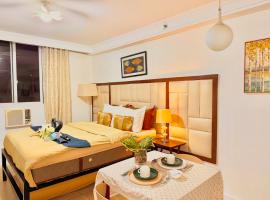 Attractive studio with Luxury bed Good for 1-4pax High speed WiFi with Netflix Free Pool & Parking，位于Suba的酒店