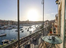 Bright 2-Bedroom Seaview Apartment - Senglea，位于森格莱阿的自助式住宿