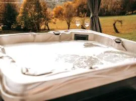 Zachód Beskidu domek z Jacuzzi na wyłączność