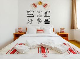 Casa Dacică - Rasnov Central - Free Parking - Close to Bran, Brasov, Dino Park & Restaurants，位于莱斯诺夫的酒店