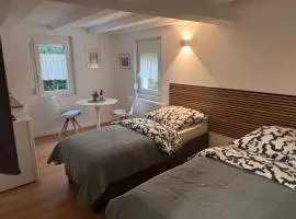 Traumhaft modernes Zimmer mit Doppelbett,,,,Gemeinschaftsbad und WC in 78554 Aldingen