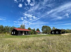 Safarilodge am B&auml;rwalder See，位于Klein Uhyst的木屋