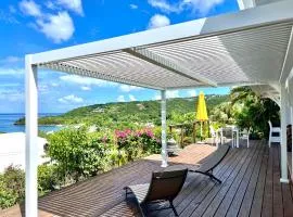 Villa Tramontane. Vue mer. 2 chambres. Ferry Deshaies.