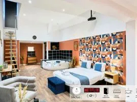 NG Prestige - Nain - Suite Spa Privatif - Jacuzzi - Netflix - Projecteur