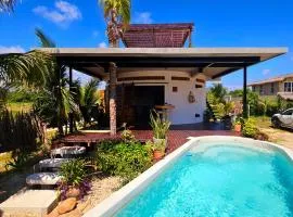 CaChueca Beach House with Pool, Roof and View