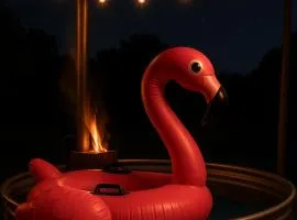 African Campsite Huts Plus Free Massage With Sauna And Hot Tub