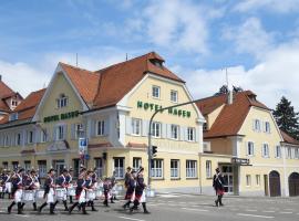 Hotel Hasen Kaufbeuren Allgäu，位于考夫博伊伦的酒店