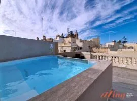 Rooftop 3BR with Plunge Pool, BBQ & Private Garage
