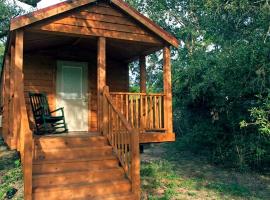 Secluded Cabin Perfect for a Romantic Getaway in Austin County, Texas，位于Cat Spring的酒店