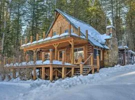 Alpine Adventures Cozy Log Cabin with Deck and Views!