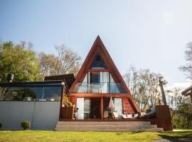 Chal&eacute; Bela Vista Montanha Capivari，位于南大坎皮纳的木屋