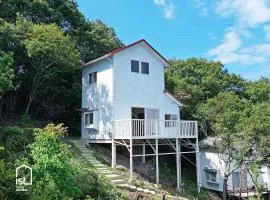 Designer Island Villa with Panoramic Sea Views