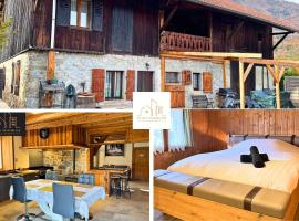 Spacious duplex with garden - Marignier，位于Marignier的酒店