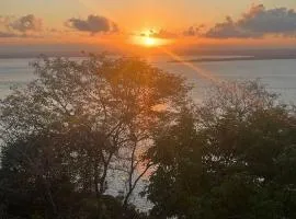 vista mar e por do sol- morro de sao paulo