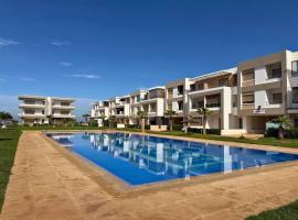 Appartement Premium 3 Chambres Piscine et Accès Plage Mansouria，位于本苏莱曼的酒店