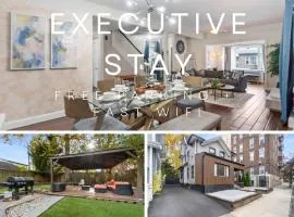 Modern 5BR Family, Long Stay 10 Mins to NYC & Parking