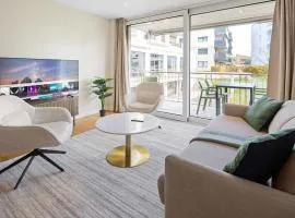 Visionary Hospitality Embrach, Zürich - Premium Apartments with Free Parking, Washer, Kitchen, Rooftop Terrace, Lounge, Bus Stop, Train Station, 15' Airport