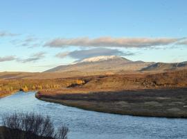 Large cabin 4 rooms with Hekla volcano view，位于海拉的酒店