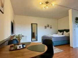 Modernes Studio No 3 mit Küche und Terrasse in Fulda