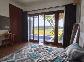 Lavella villa Jogjakarta "kolam renang pribadi"，位于Godean的酒店