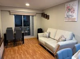 Spacious downtown apartment overlooking Parque de las Aguas