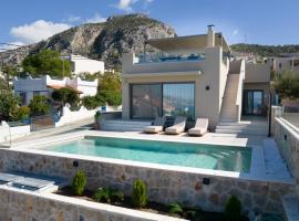 Ammos Luxury Villas Salamina，位于Aiándion的酒店