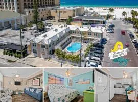 Beach Condo, Heated Pool, Steps to Sand, Clearwater Beach Suites 205