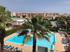 Studio Cabine 4 Pers avec Lave-linge, Piscine et Parking - FR-1-607-47