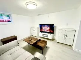 Modern 2 Bedroom basement suite, Excellent Location Near Downtown & Airport