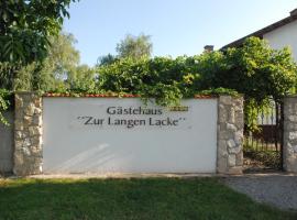 Gästehaus Zur Langen Lacke，位于阿佩特隆的度假短租房