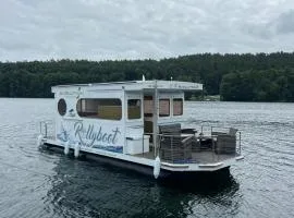 Hausboot Rollyboot Evolution 2- feste Unterkunft am Steg