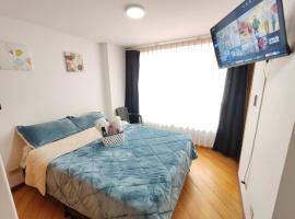 Aparta-estudio INTELIGENTE en zona norte, cerca de UPTC, Unicentro y Viva Tunja，位于通哈的住宿