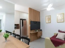 Central Novo 2 Qtos com ar, academia e lava e seca